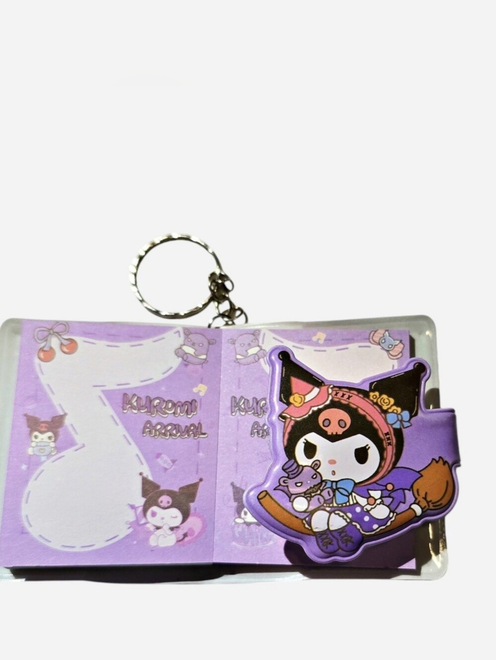 Kuromi Adorable Mini Notebook Keychain NWT/Sealed